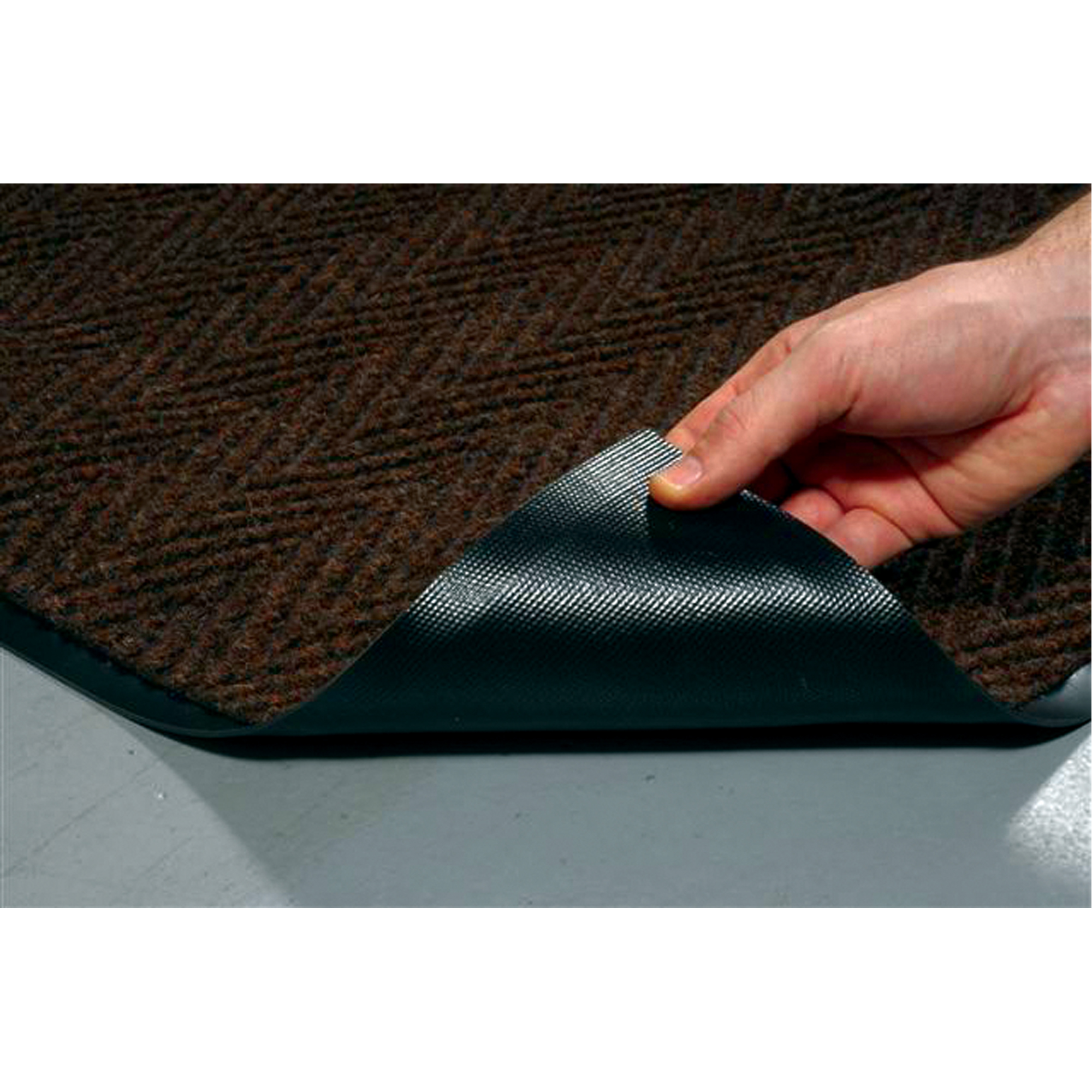 Tapis ChevronMC, Grattoir/Essuie-pieds, 3' x 4' x 5/16", Taupe