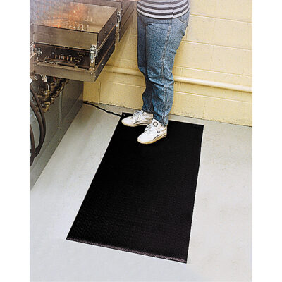 Tapis Comfort-KingMC antistatique, 3' la x 60' lo x 3/8" ép, Rugueux, Bleu