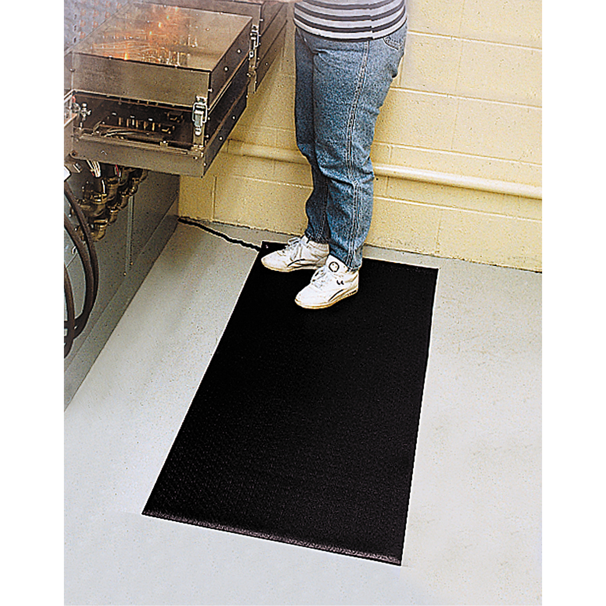 Tapis Comfort-KingMC antistatique, 3' la x 60' lo x 3/8" ép, Rugueux, Bleu