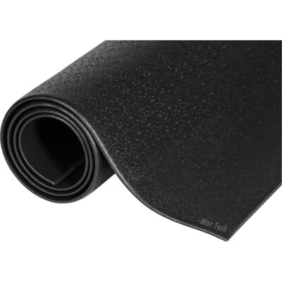 Tapis Comfort-KingMC, Lisse, 4' x 8' x 3/8", Noir, Éponge