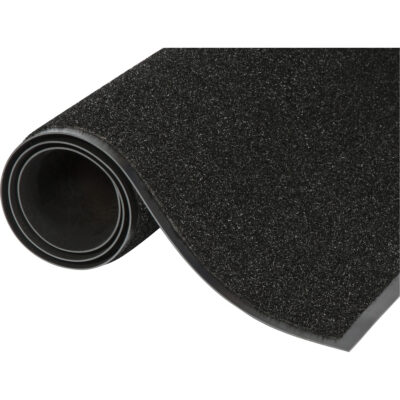 Tapis d'accueil Jasper, Grattoir, 3' x 5' x 5/16", Noir