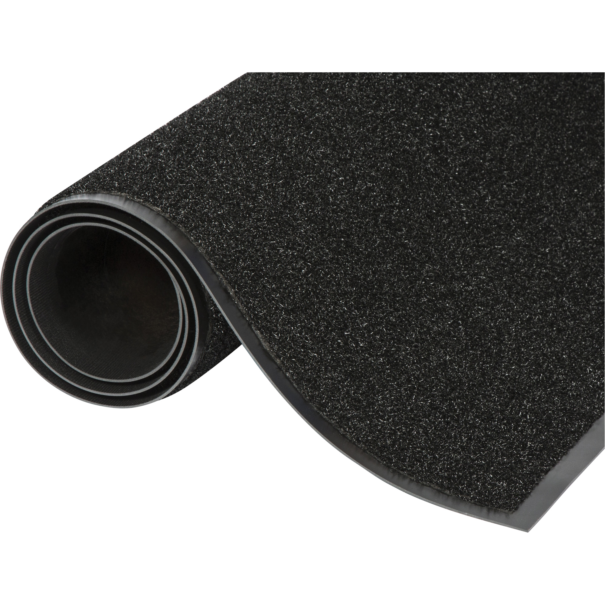 Tapis d'accueil Jasper, Grattoir, 3' x 5' x 5/16", Noir