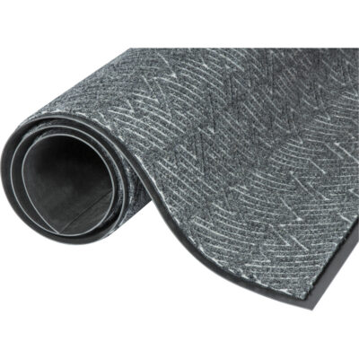 Tapis d’accueil Performance Triathlon, Essuie-pieds/grattoir, 3' x 10' x 7/16", Gris frais