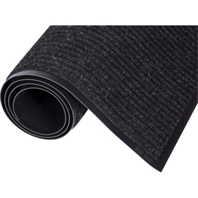 Tapis de vestibule Needle-RibMD, Essuie-pieds, 3' x 60' x 1/2", Charbon