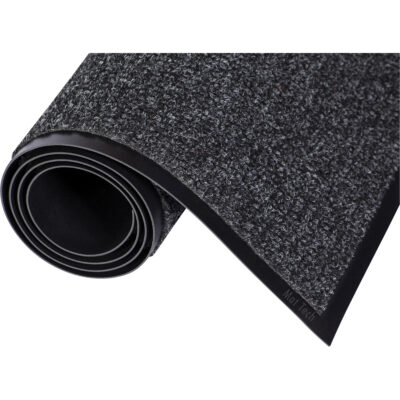 Tapis de vestibule Needle-RibMC, Essuie-pieds, 6' x 10' x 5/16", Charbon