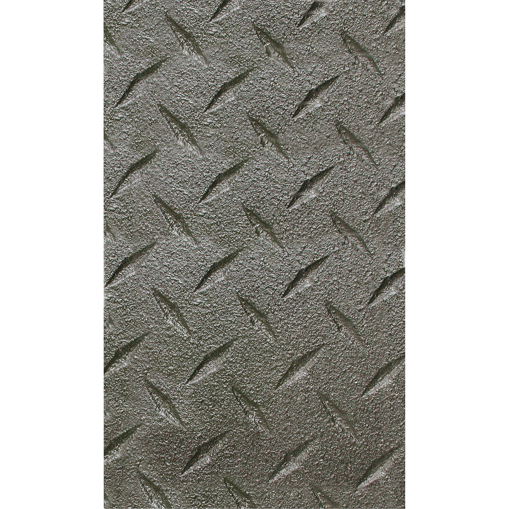 Tapis Dura ShockMC, Nid d'abeilles/Rainuré, 4' x 6' x 3/4", Noir, Caoutchouc
