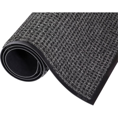 Tapis Élite OxfordMC, Essuie-pieds/grattoir, 3' x 10' x 7/16", Gris/noir