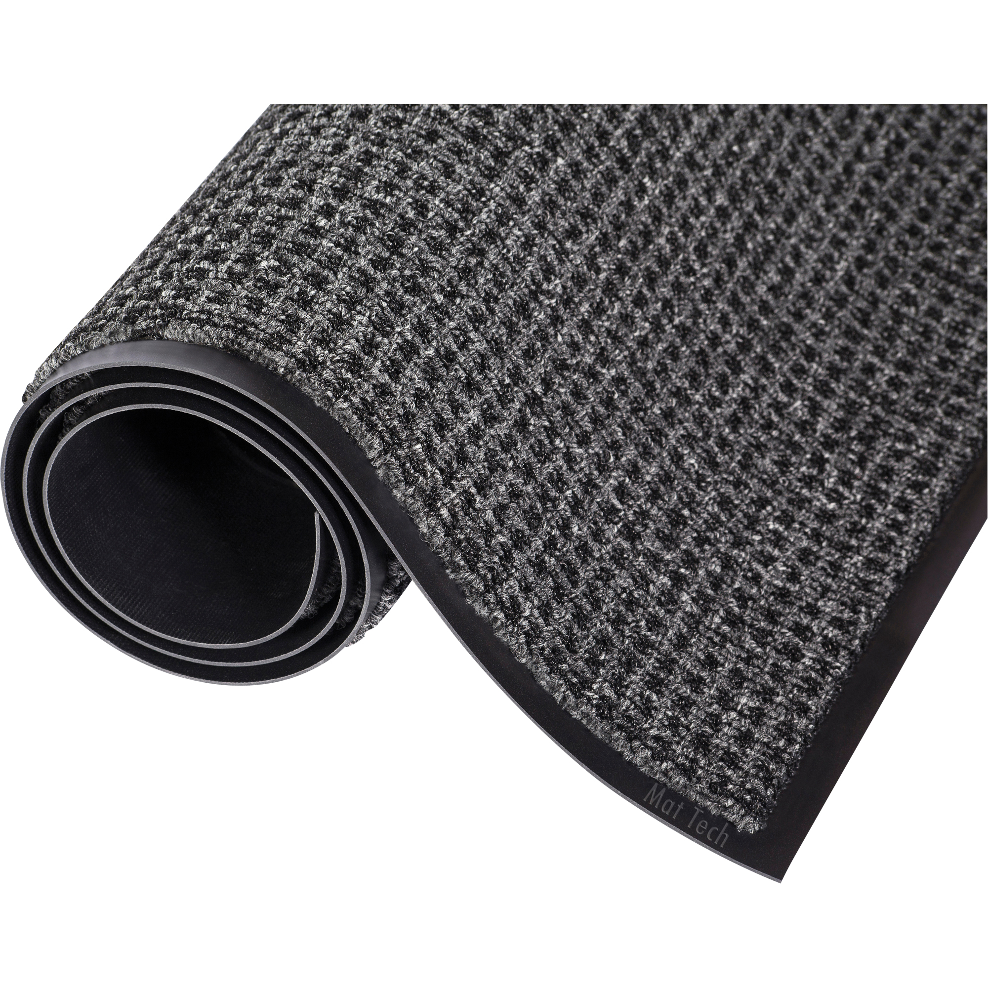 Tapis Élite OxfordMC, Essuie-pieds/grattoir, 4' x 10' x 7/16", Gris/noir