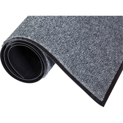 Tapis MarathonMC, Essuie-pieds/grattoir, 3' x 10' x 3/8", Bleu/gris