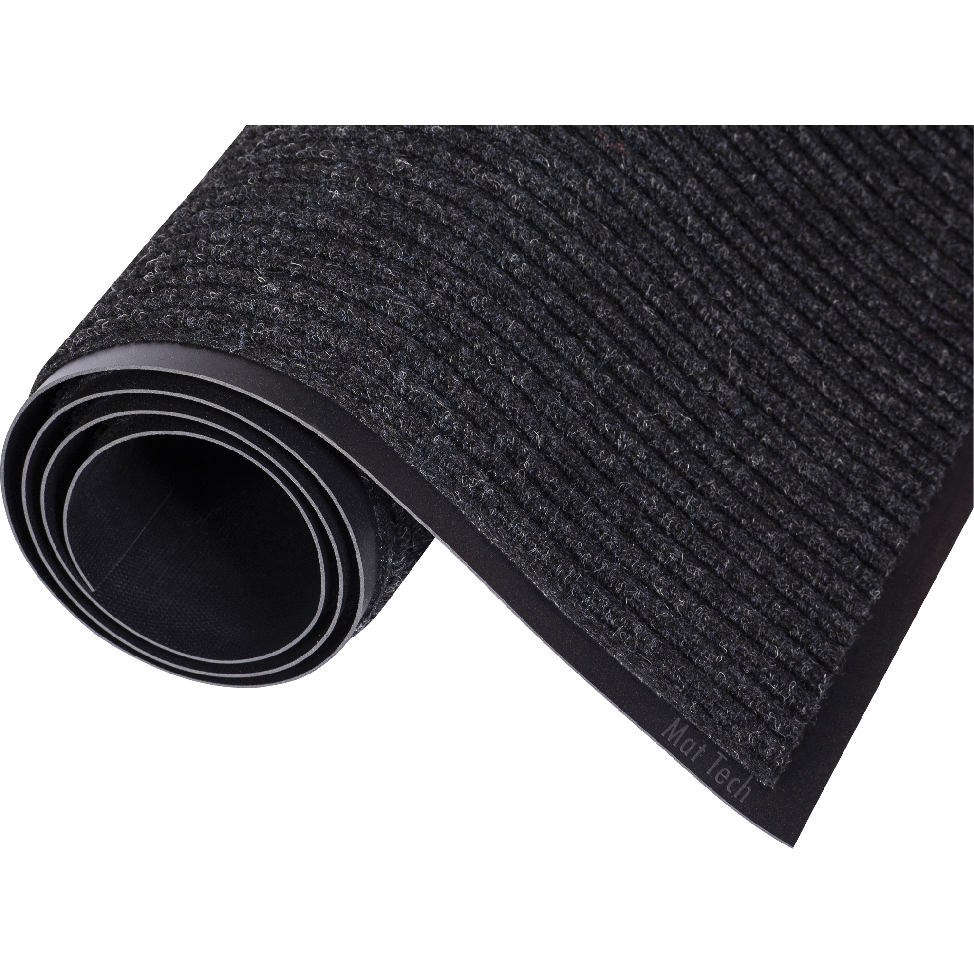 Tapis Needle-RibMC, Essuie-pieds/grattoir, 6' x 60' x 5/16", Charbon