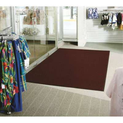 Tapis Needle-RibMC, Essuie-pieds/grattoir, 6' x 52' x 15/16", Rouge