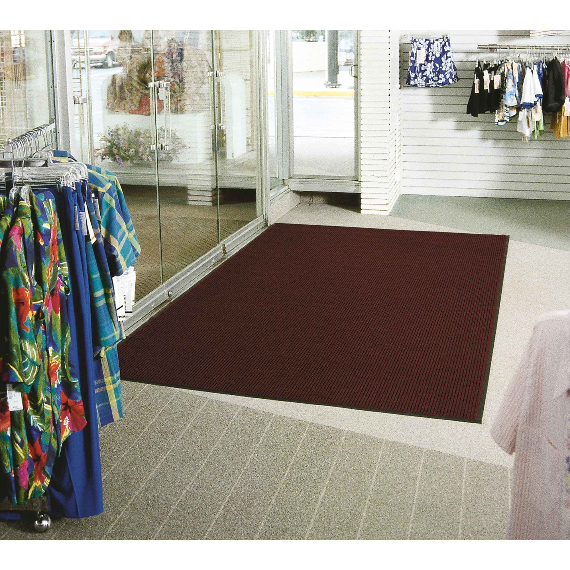 Tapis Needle-RibMC, Grattoir/Essuie-pieds, 3' x 60' x 5/16", Vert