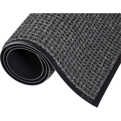 Tapis Oxford-LiteMC, Essuie-pieds, 3' x 5' x 5/16", Gris/noir