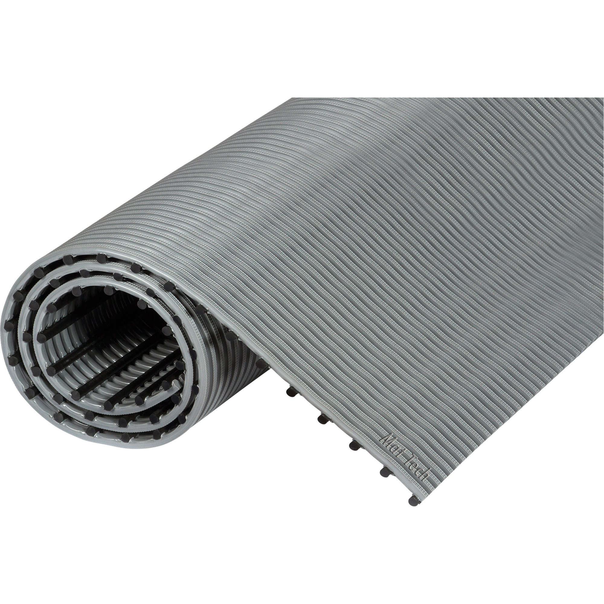 Tapis Sheer-GripMC, À fentes, 2' x 3' x 1/2", Gris, PVC