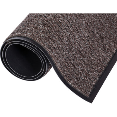 Tapis Three-N-OneMC, Essuie-pieds/grattoir, 3' x 16' x 5/16", Noyer