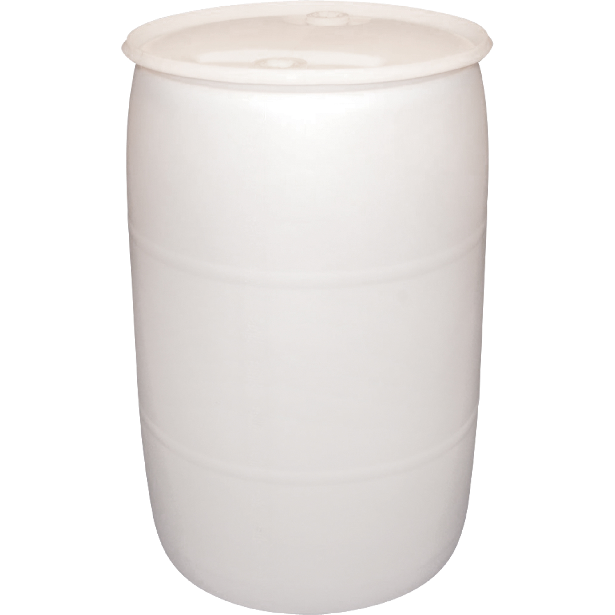 Barils en polyéthylène, 30 gal. US (25 gal. imp.), Dessus fermé, Naturel