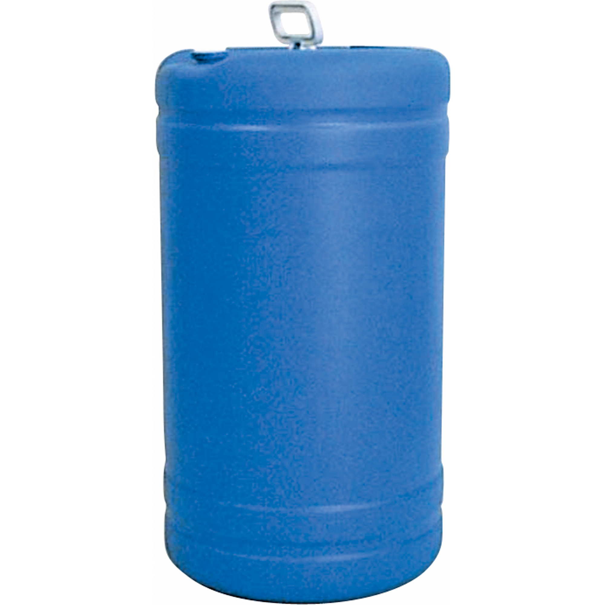 Barils en polyéthylène à ouverture étroite, 15 gal. US (12,49 gal. imp.), Dessus fermé, Bleu