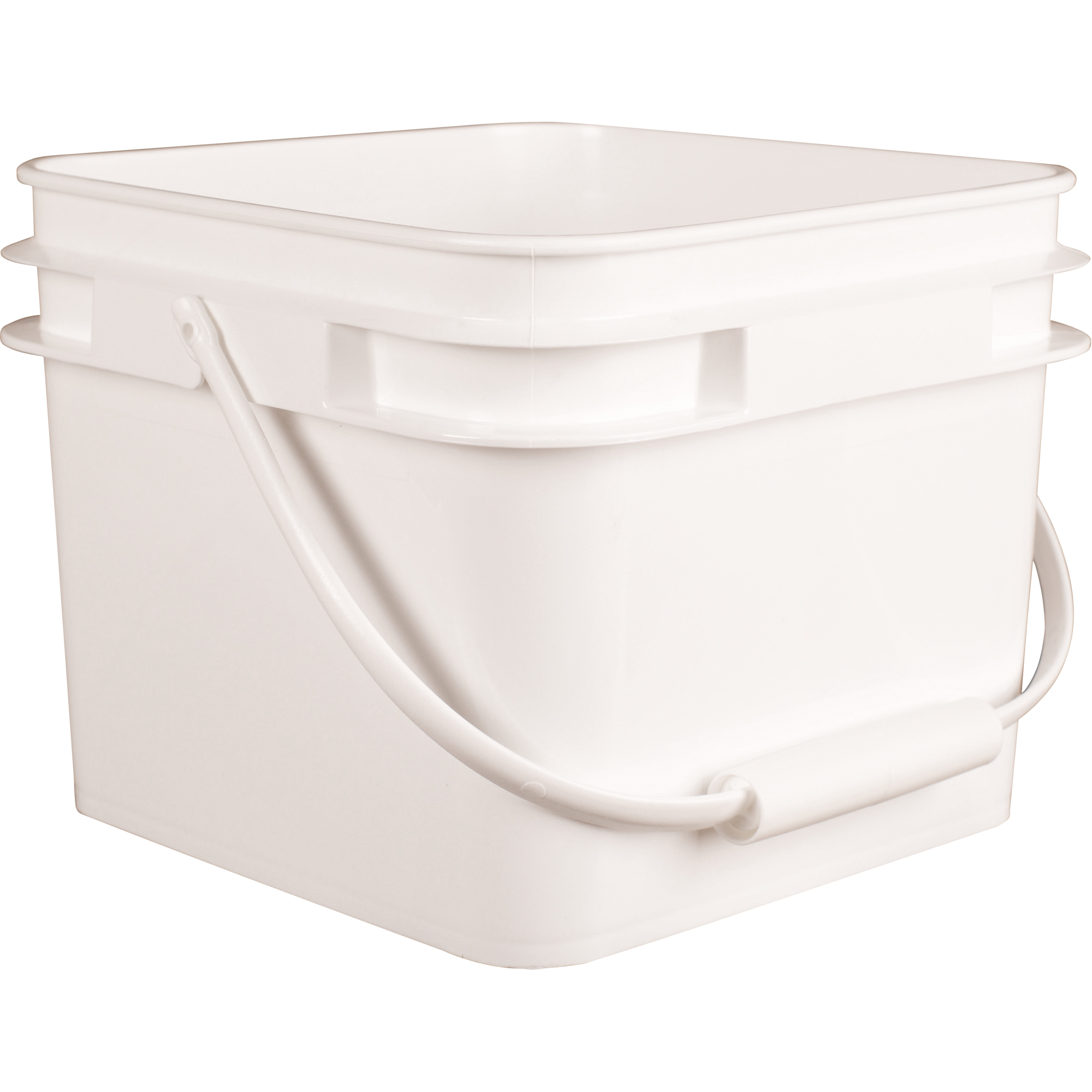 Seau carré, Plastique, 2,1 gal.