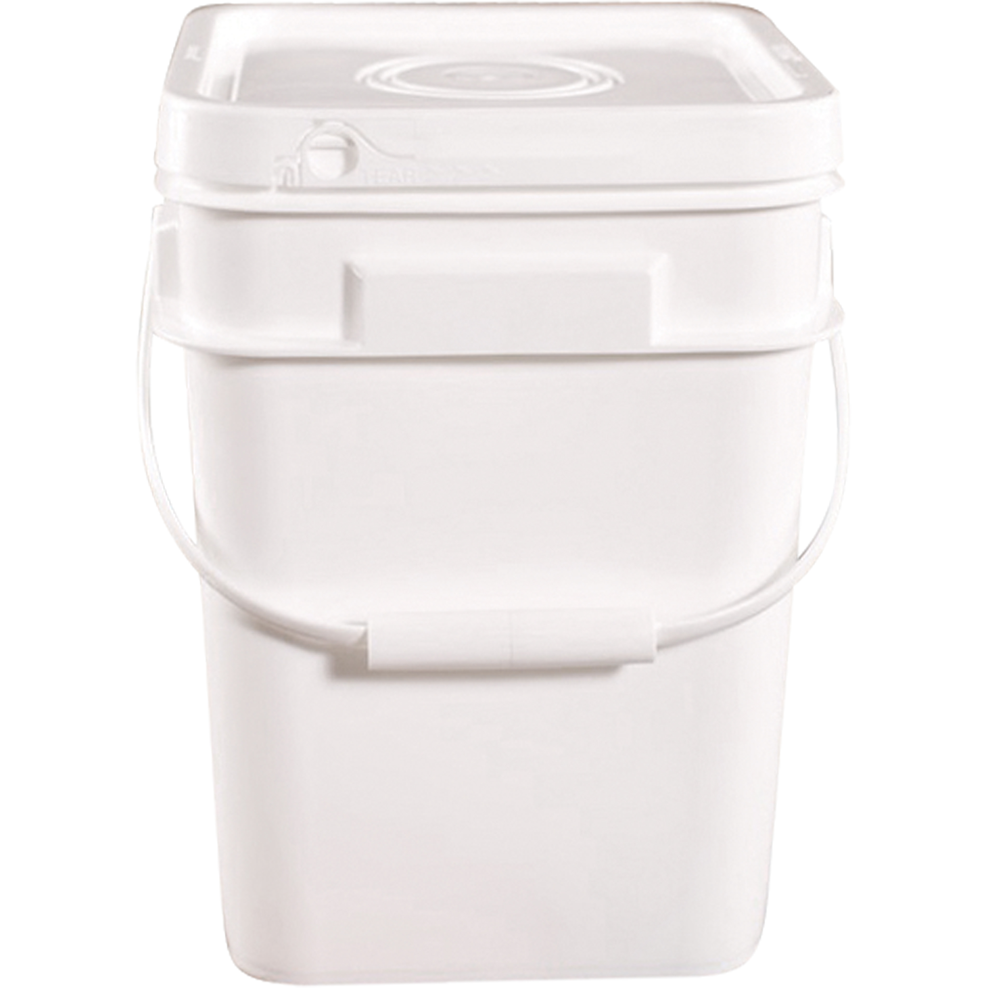 Seau carré, Plastique, 4 gal.