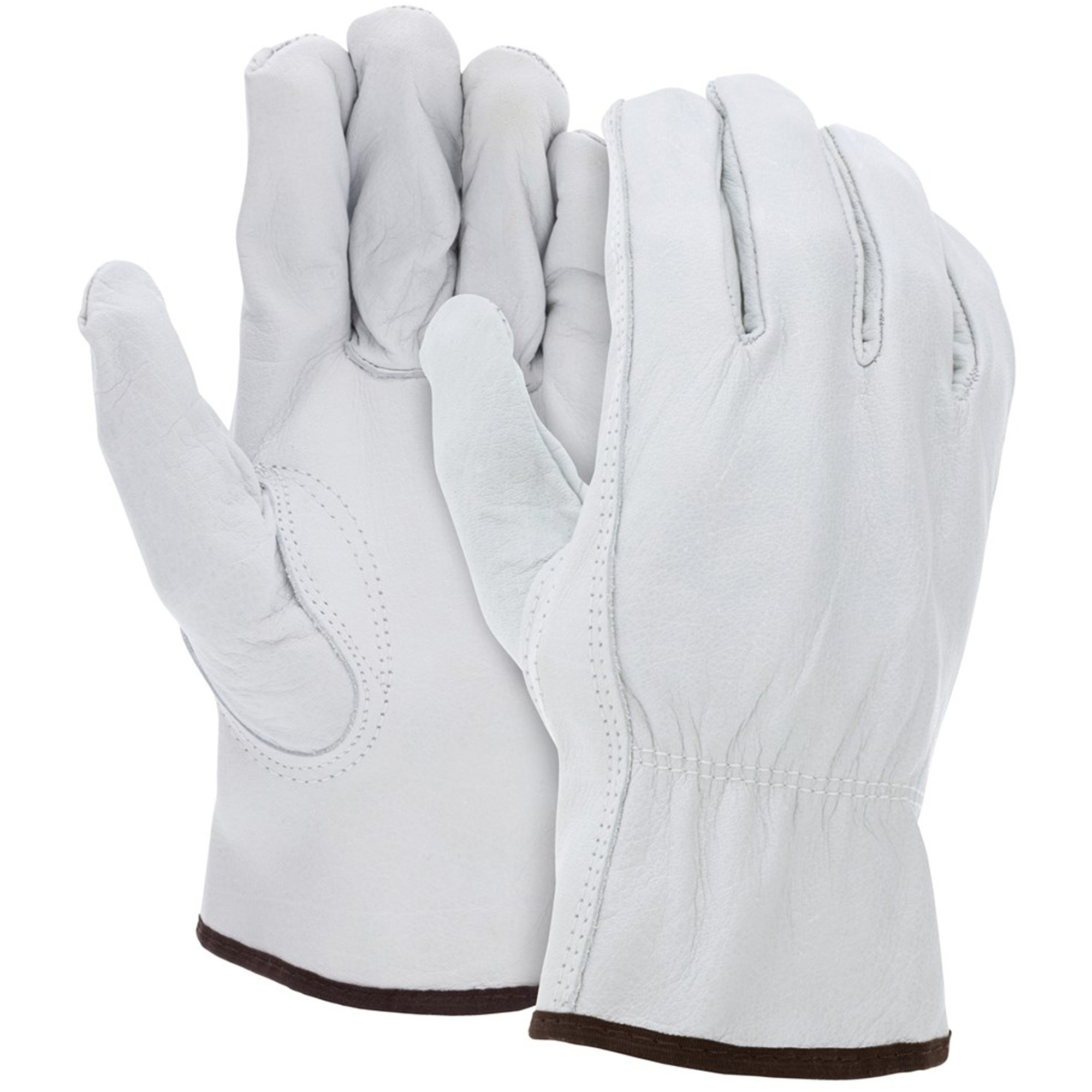 Gants de conducteur, Grand, Paume en Cuir fleur de buffle
