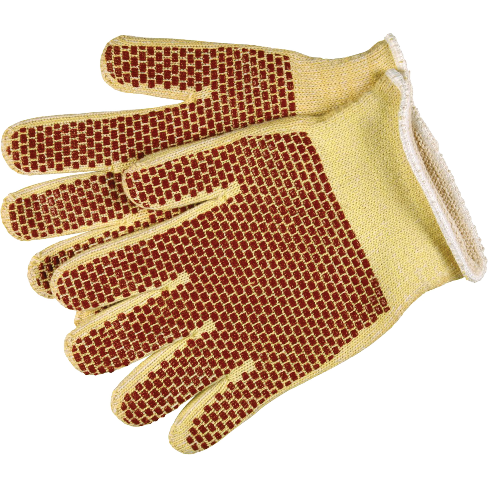 Gants de tricot, Taille Moyen, Calibre 7, Revêtement Nitrile, Enveloppe en KevlarMD, ANSI/ISEA 105 niveau 3
