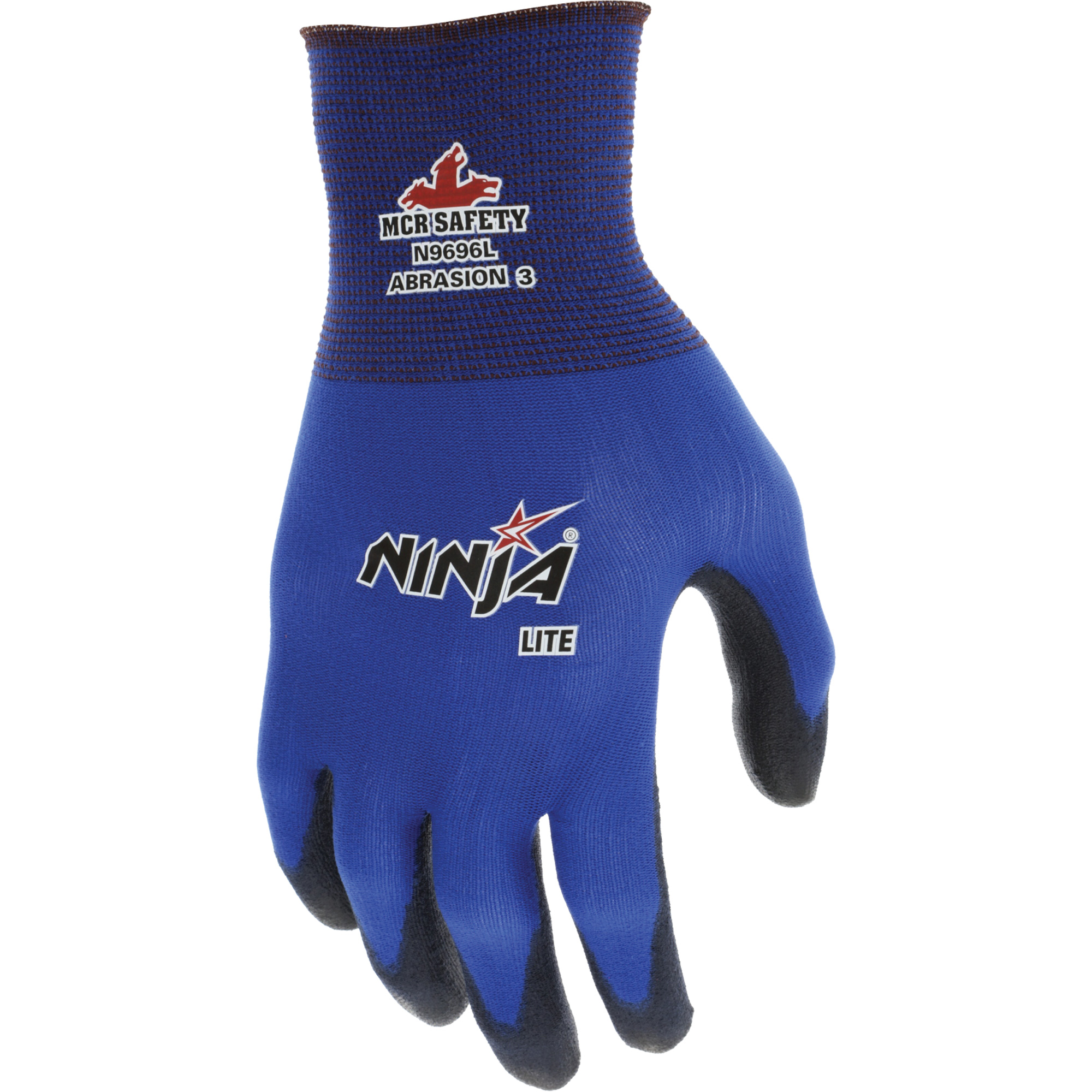 Gants enduits Lite NinjaMD, Grand, Rêvetement Polyuréthane, Calibre 18, Enveloppe en Nylon