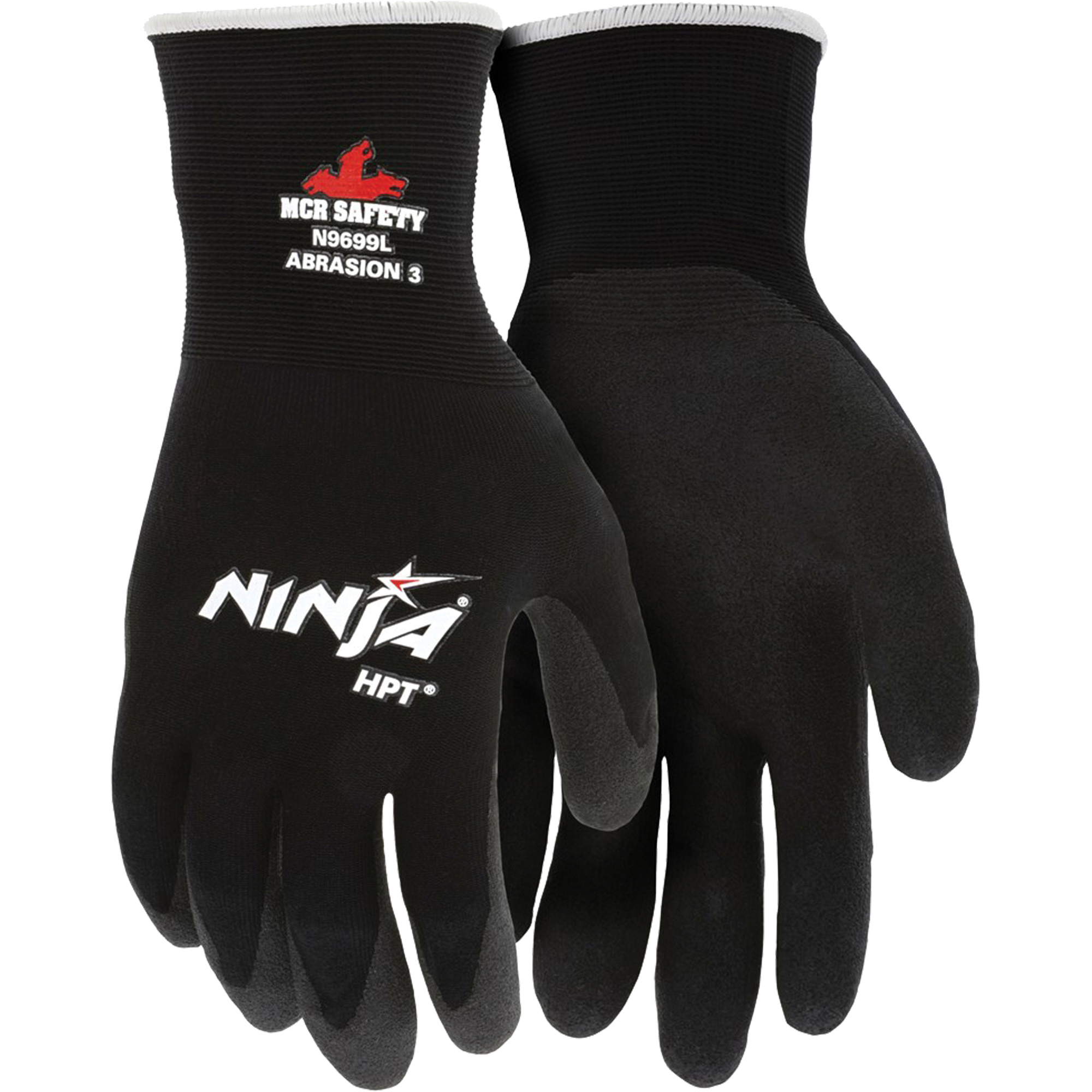 Gants enduits NinjaMD, T-Grand, Rêvetement HPTMC, Calibre 15, Enveloppe en Nylon