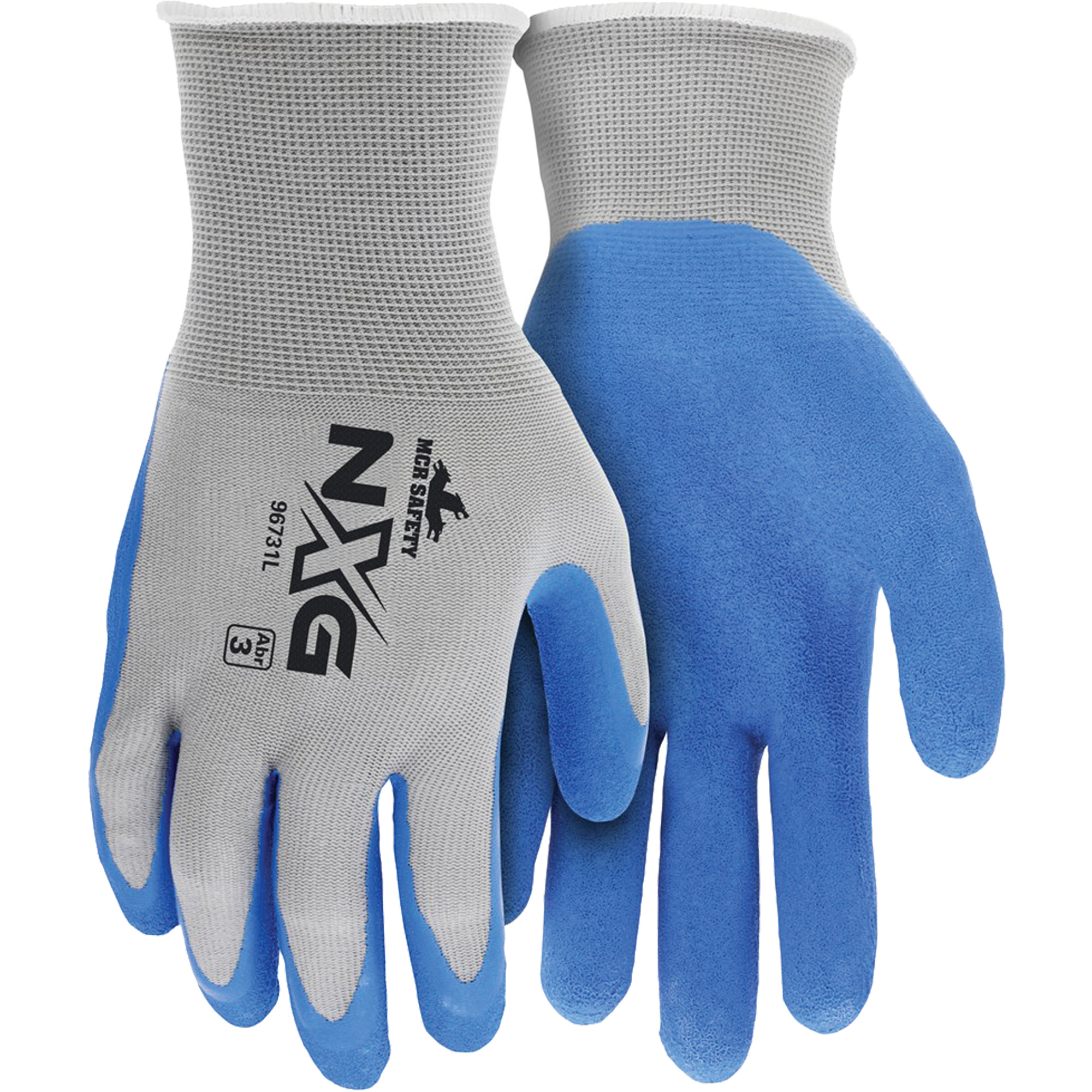 Gants enduits NXGMD, Moyen, Rêvetement Latex de caoutchouc, Calibre 13, Enveloppe en Nylon