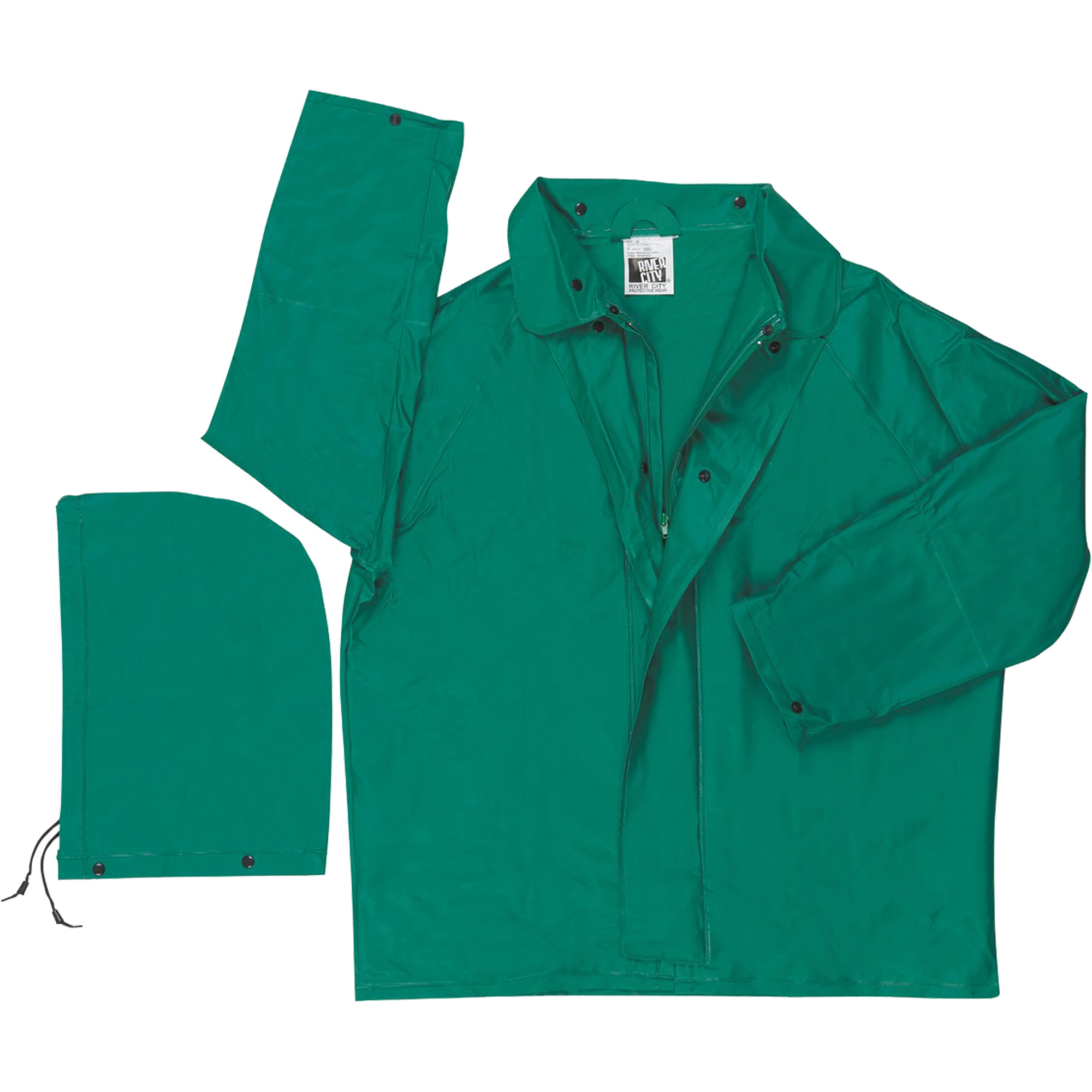 Imperméable avec limite d’inflammabilité Dominator, Polyester/PVC, 2T-Grand, Vert