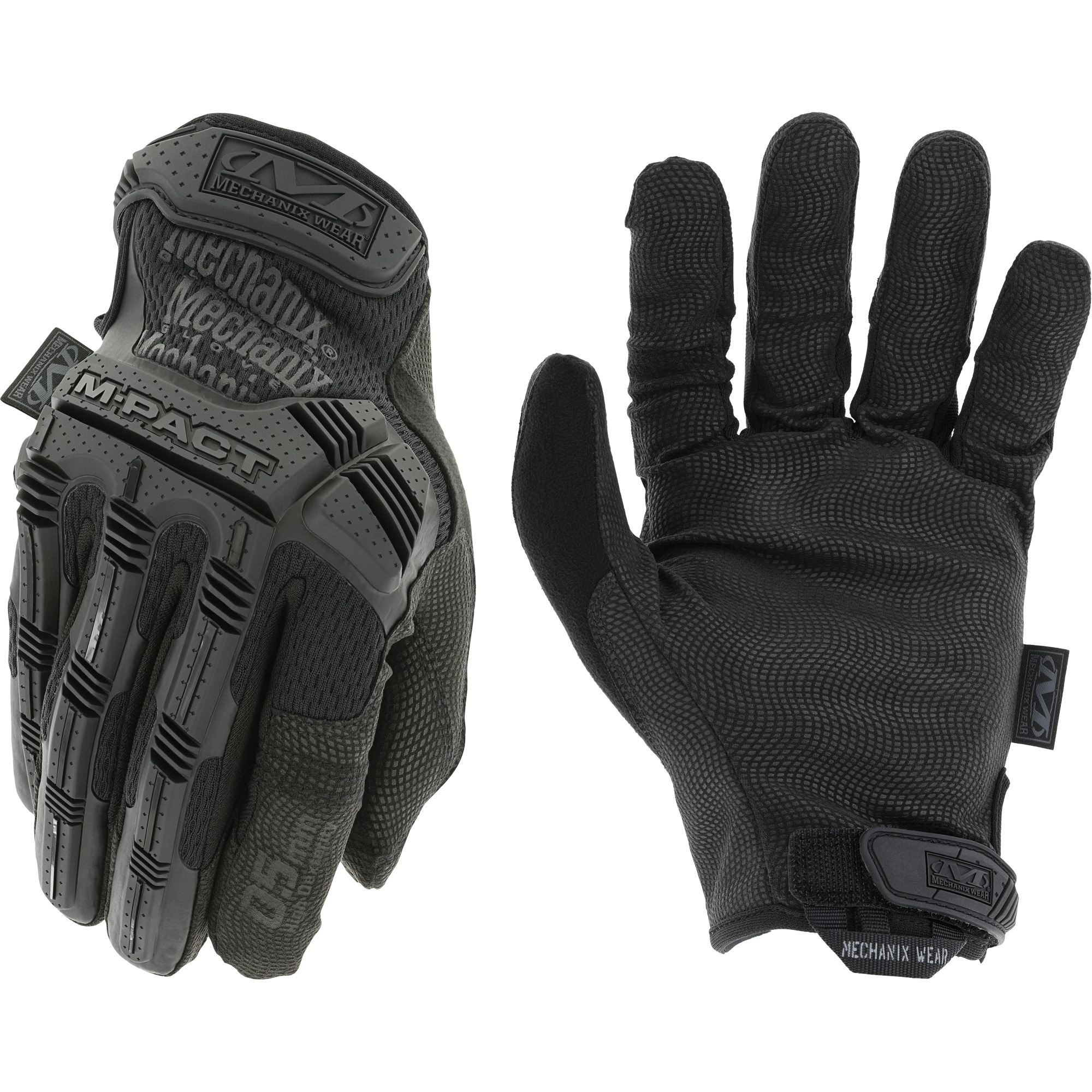 Gants antichocs haute dextérité 0,5 mm M-PactMD, 10, Paume en Synthétique, Poignet Boucle et crochet