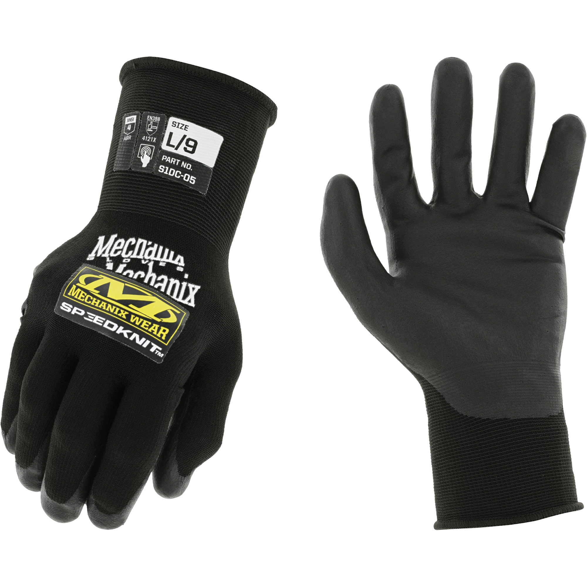 Gants de travail SpeedknitMC, 9, Rêvetement Polyuréthane, Calibre 15, Enveloppe en Nylon