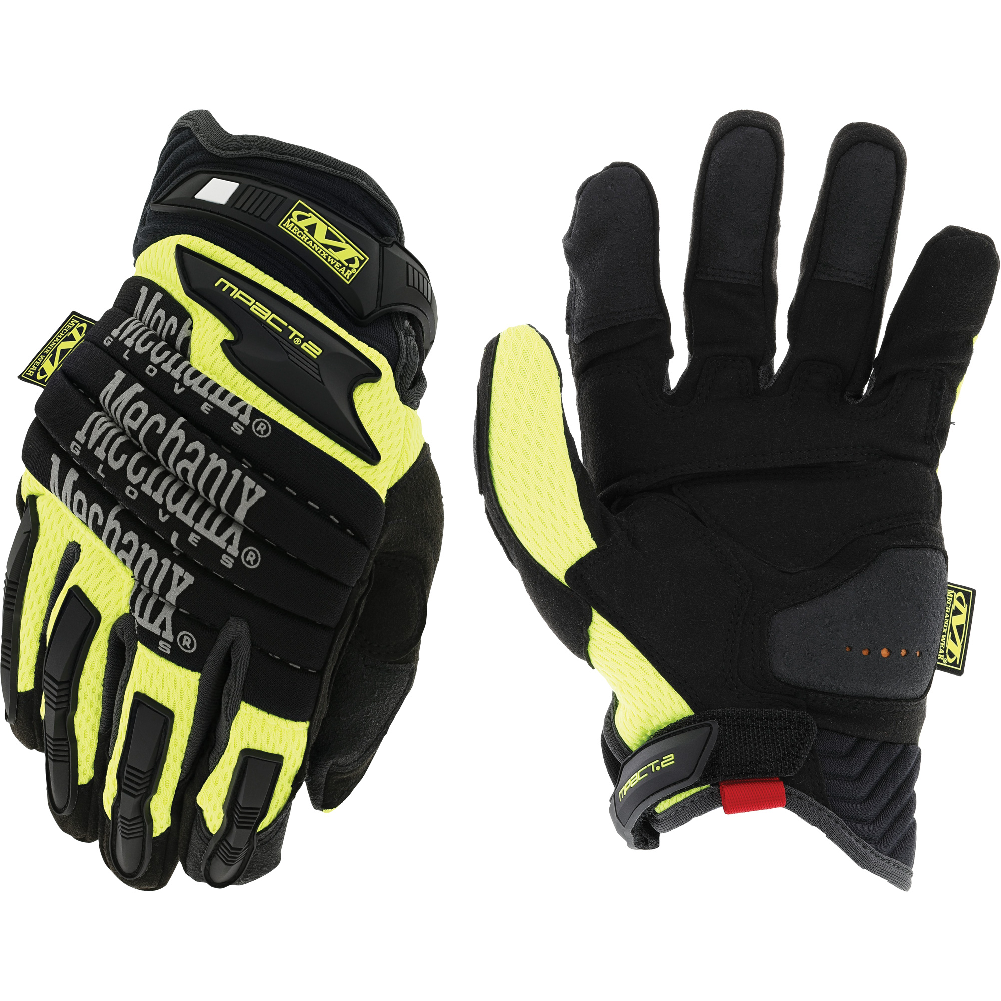 Gants d’impact pour service intense M-PactMD 2, 10/11/Grand, Paume en Synthétique, Poignet Boucle et crochet