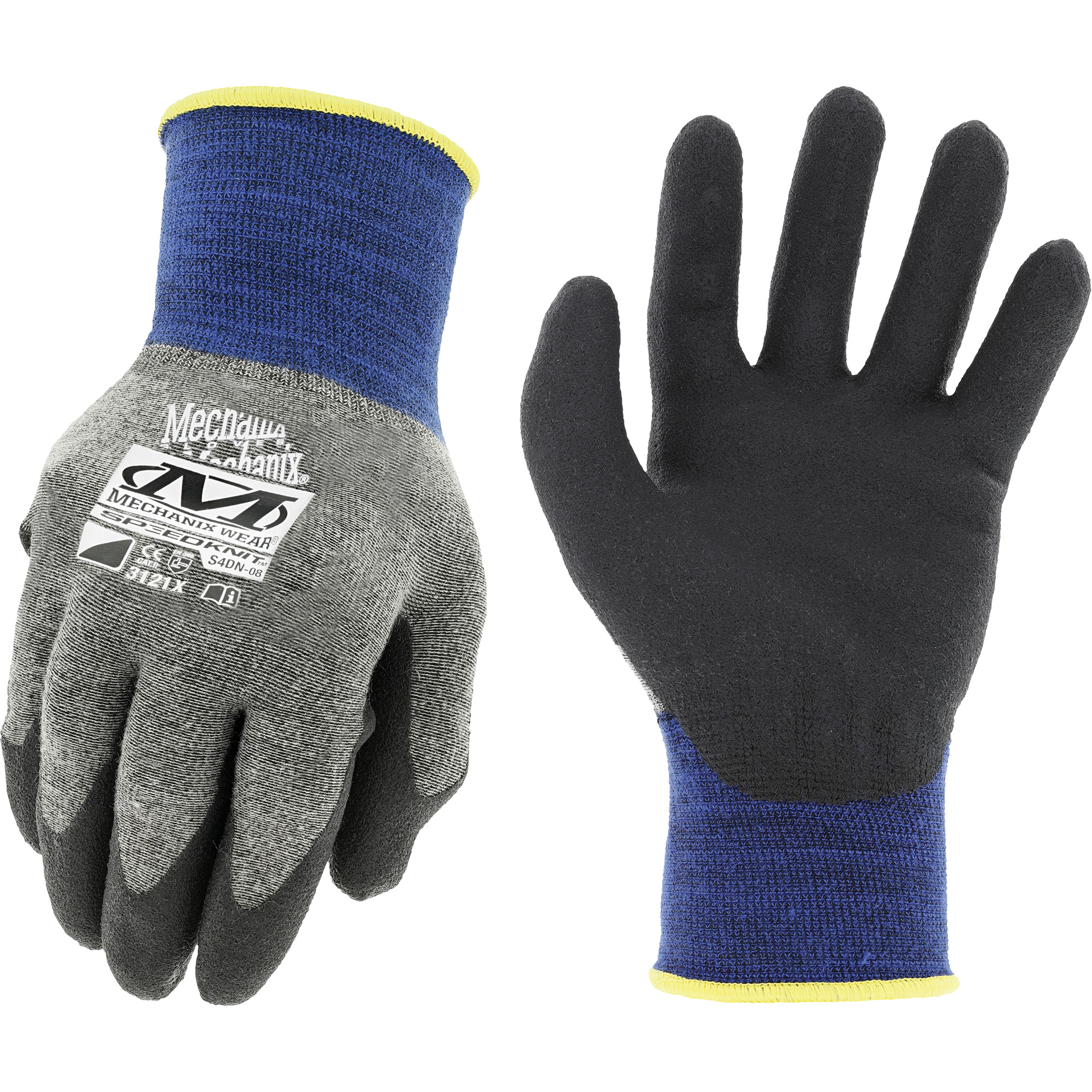 Gants isolés SpeedKnitMC, Taille 2T-Grand/11, Calibre 15, Revêtement Bipolymère, Enveloppe en Nylon/Acrylique, EN 388 niveau 1