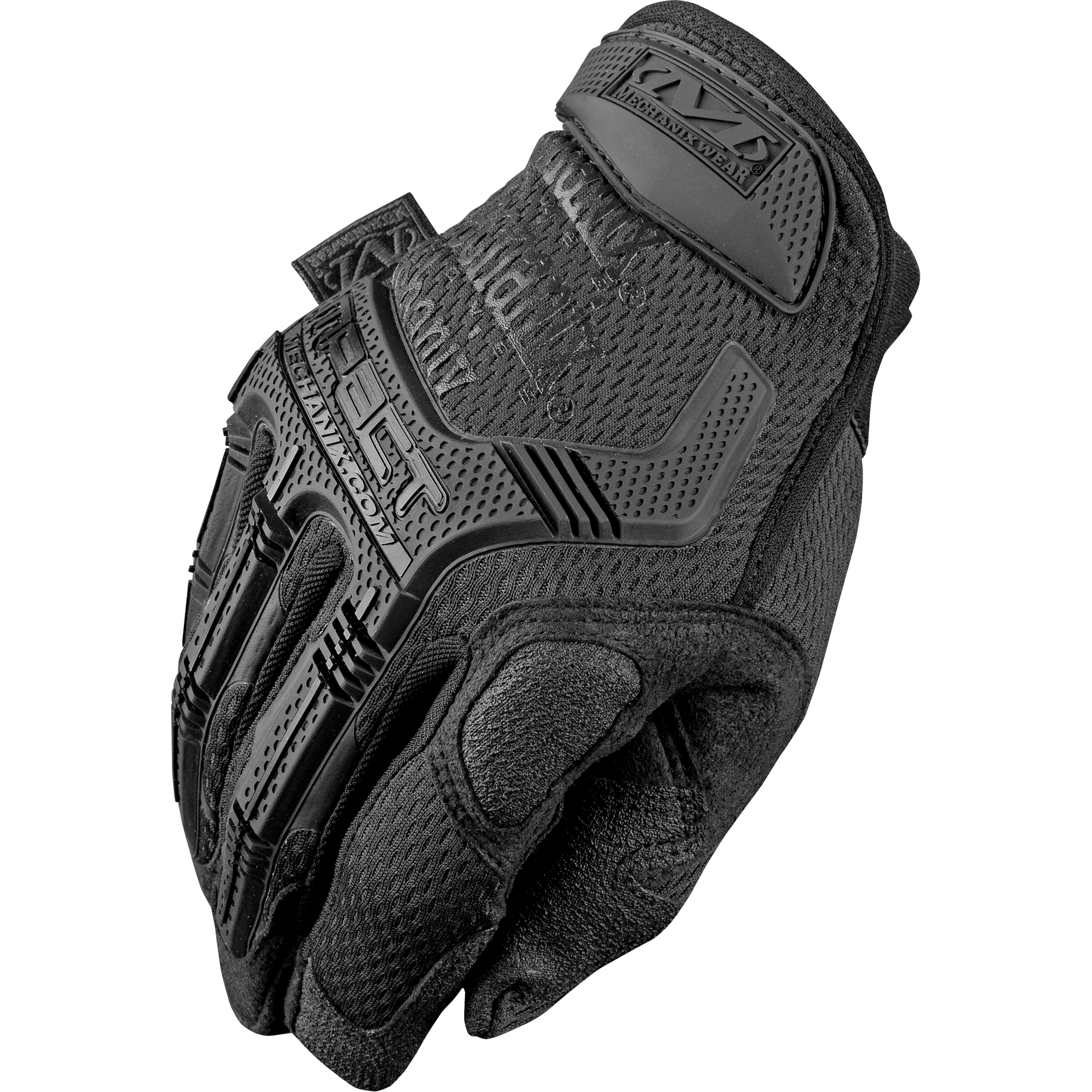 Gants M-PactMD noir dissimulé, Petit, Paume en Synthétique, Poignet Boucle et crochet