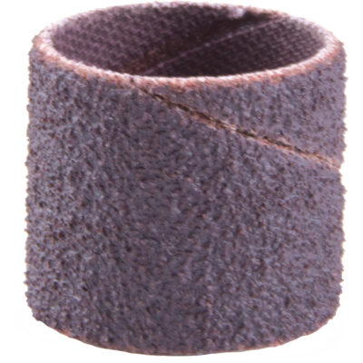 Bande abrasive en spirale, 3/4" x 3/4", Oxyde d'aluminium, 7/8" Grain