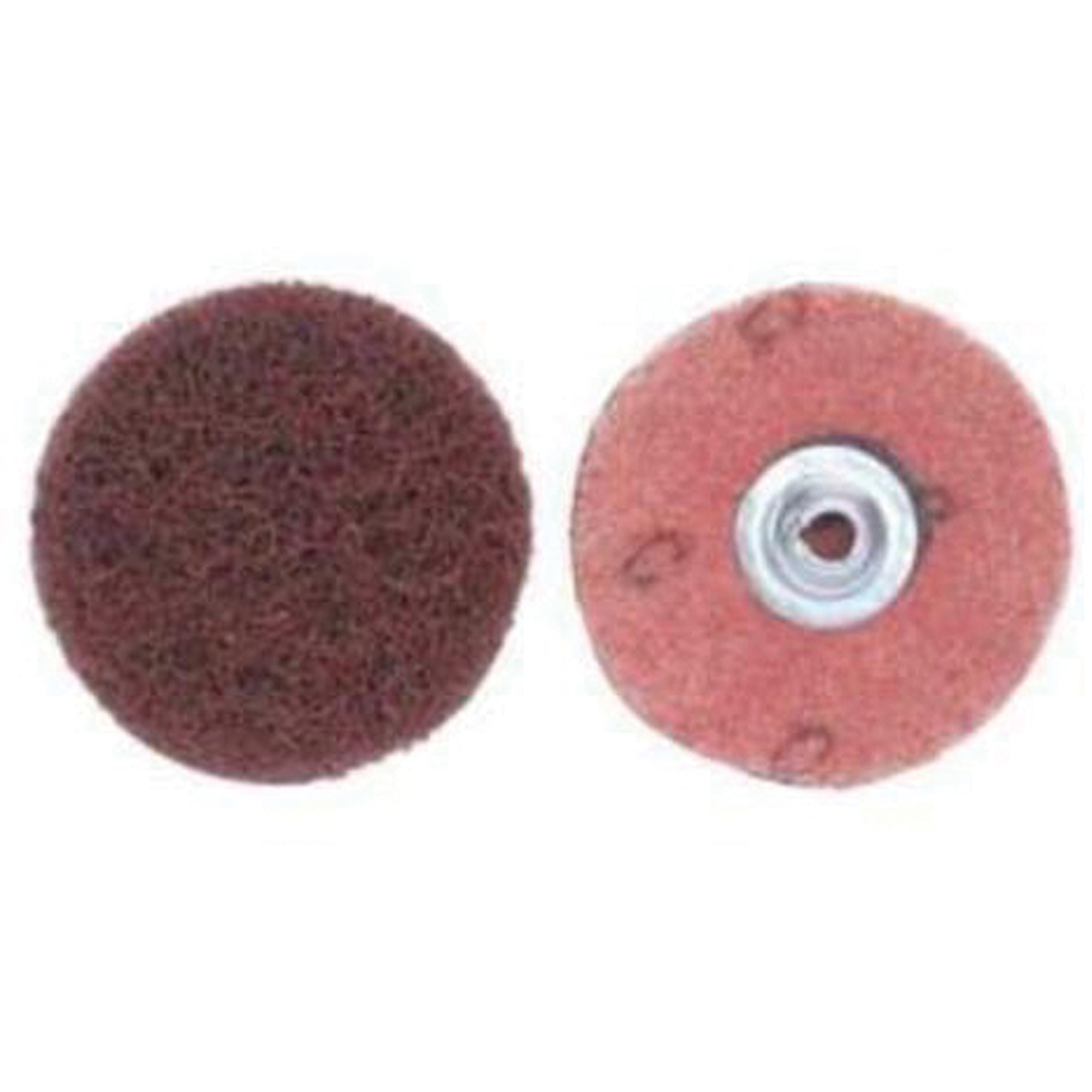 Disque à changement rapide pour le ponçage et le polissage, 1-1/2" dia., Grain Corsé, Oxyde d'aluminium