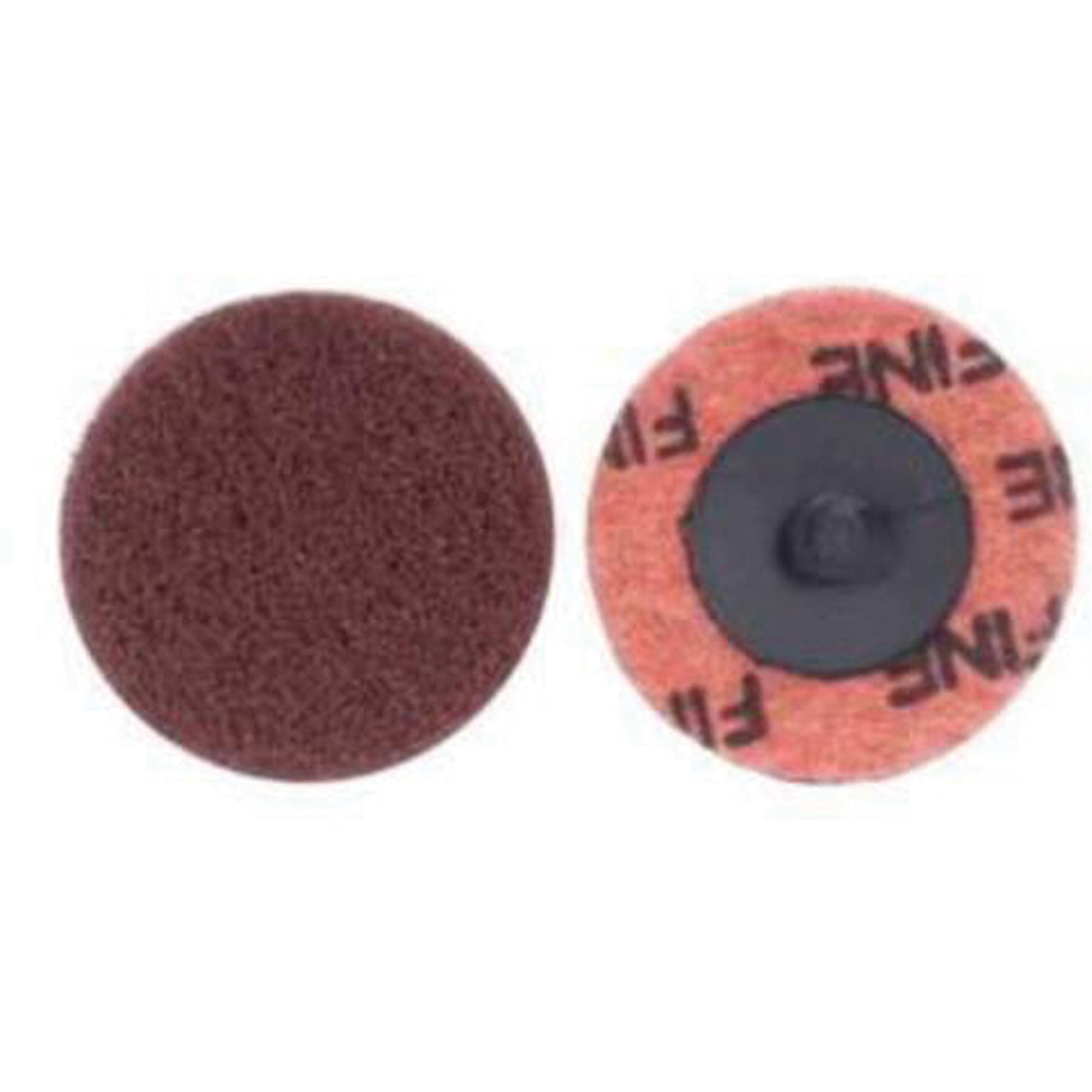 Disque à changement rapide pour le ponçage et le polissage, 1-1/2" dia., Grain Fin, Oxyde d'aluminium