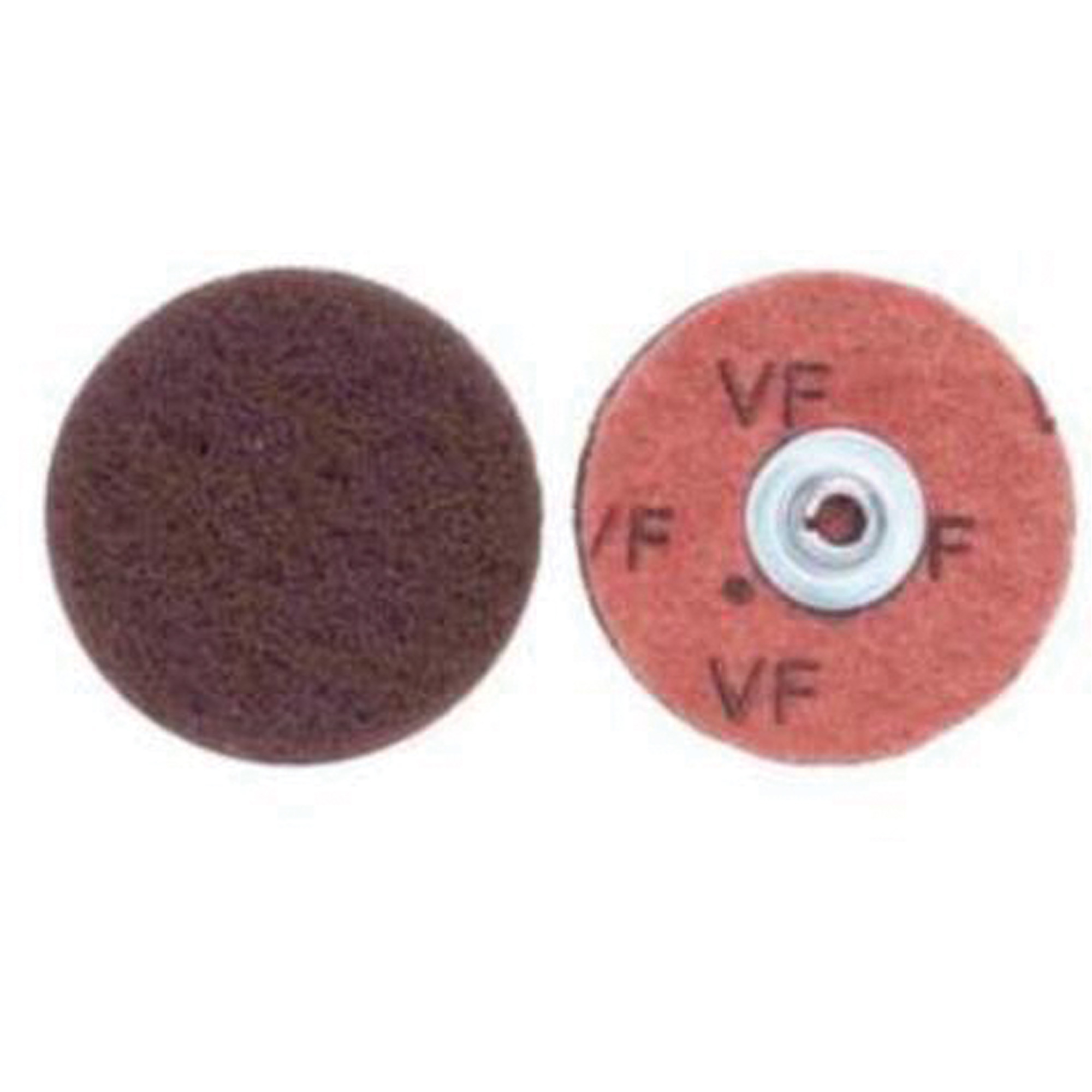 Disque à changement rapide pour le ponçage et le polissage, 3" dia., Grain Très fin, Oxyde d'aluminium