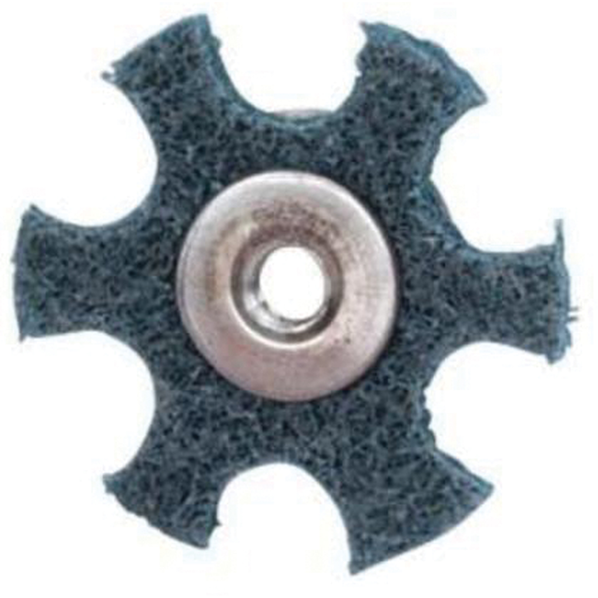 Disque abrasif en forme d'étoile pour préparation de surface Abrasotex , 1-1/2" dia., Grain Très fin, Oxyde d'aluminium