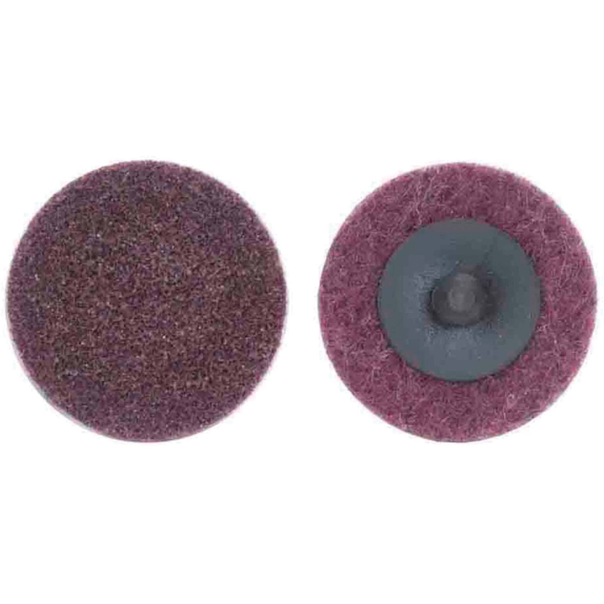 Disque de préparation de surface à remplacement rapide, 1-1/2" dia., Grain Moyen, Oxyde d'aluminium