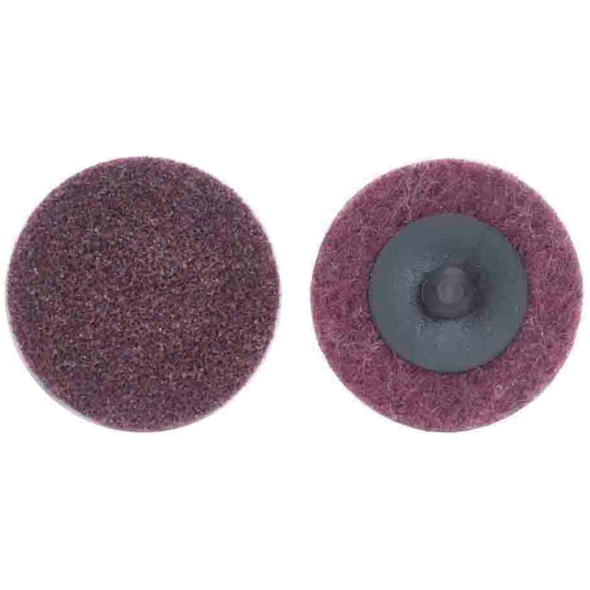 Disque de préparation de surface à remplacement rapide, 4" dia., Grain Moyen, Oxyde d'aluminium