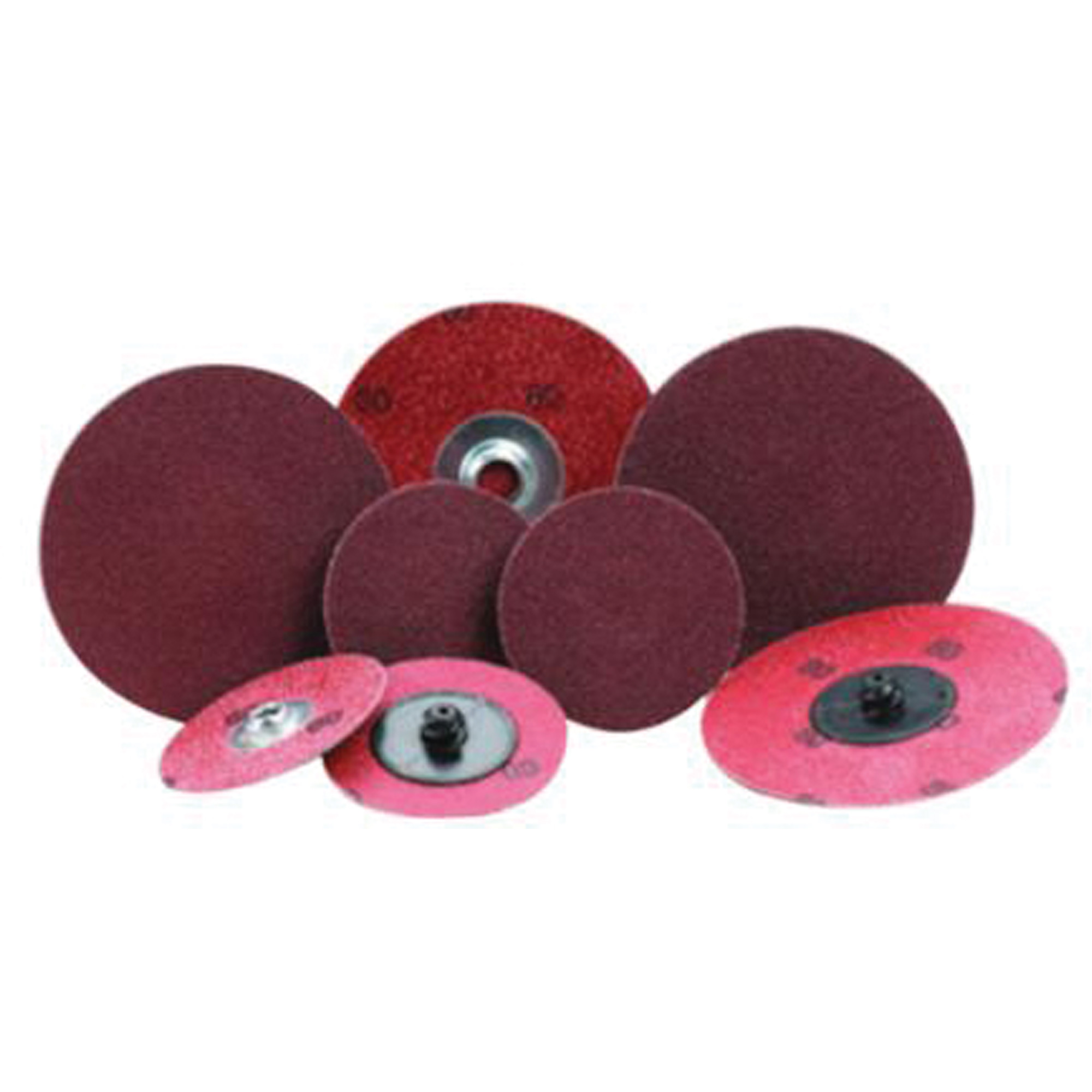 Disque en tissu ALO Plus PowerLockMD, 2" dia., Grain 80, Oxyde d'aluminium