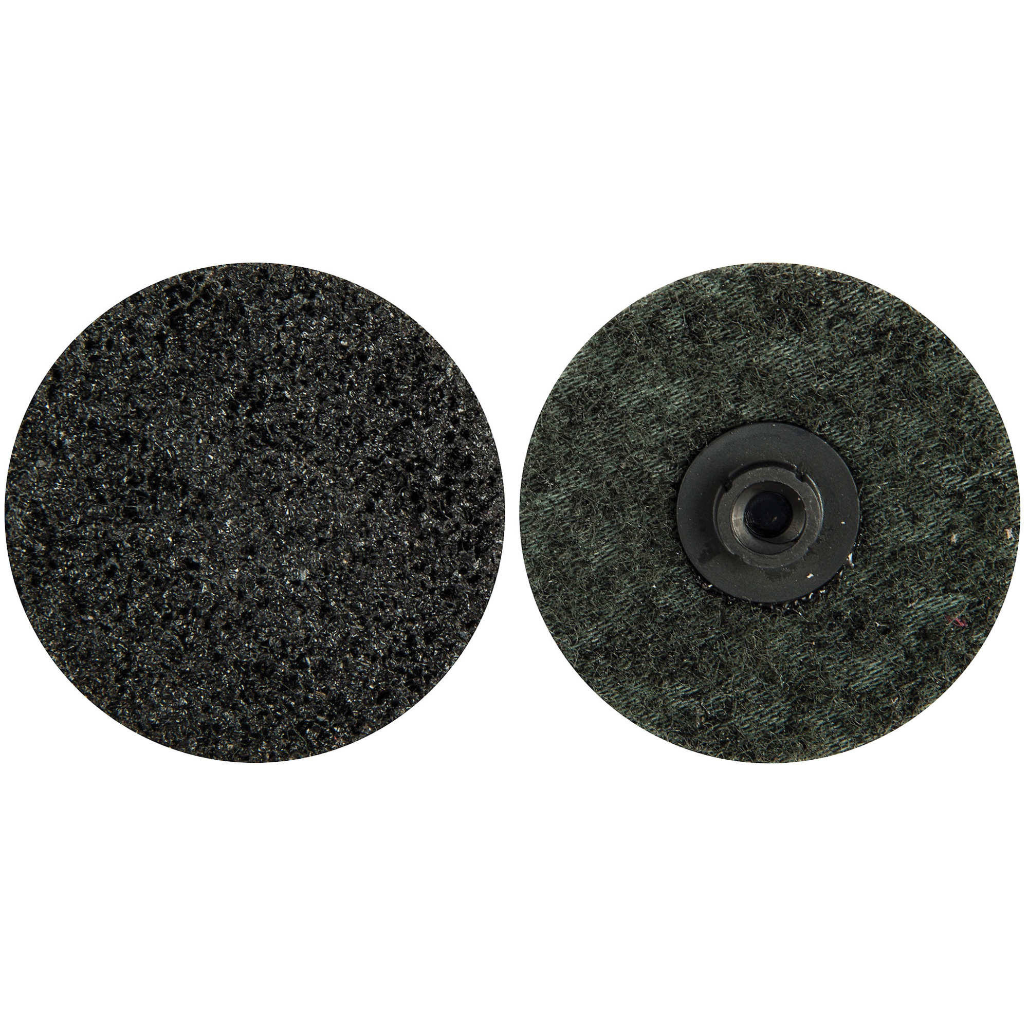 Disques non tissés à changement rapide, 2" dia., Grain Extra grossier, Oxyde d'aluminium