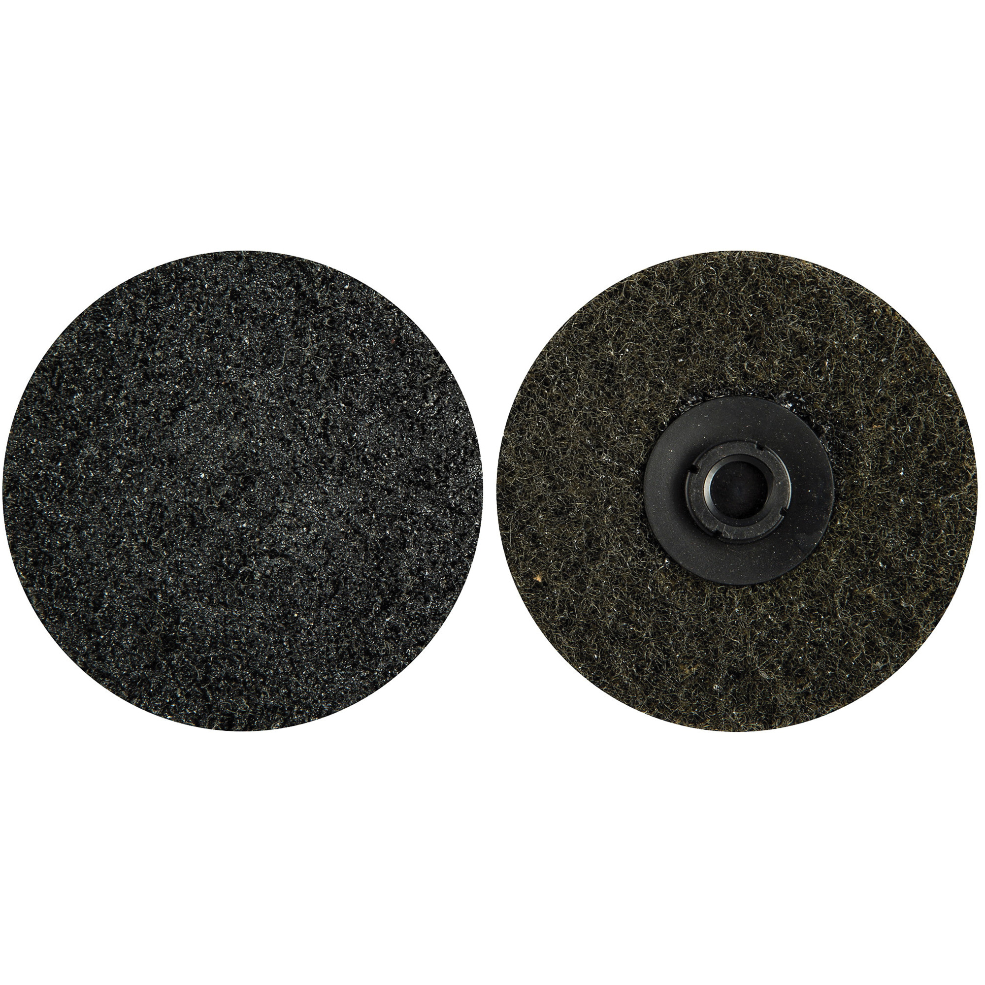 Disques non tissés à changement rapide, 3" dia., Grain Extra grossier, Oxyde d'aluminium