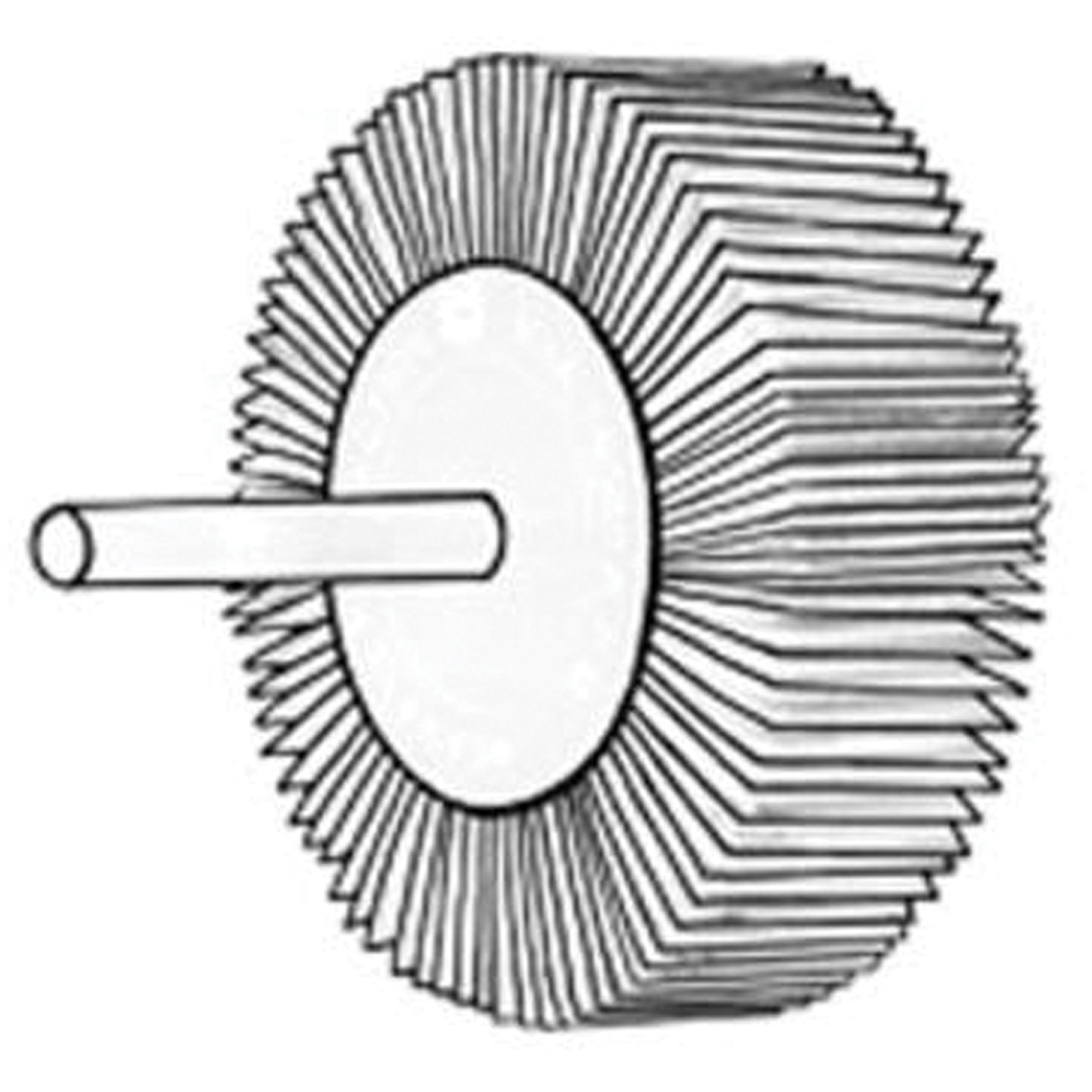 Meule à lamelles Micro-Mini Grind-O-FlexMC, Oxyde d'aluminium, Grain 120, 3/4" x 3/16" x 1/8"