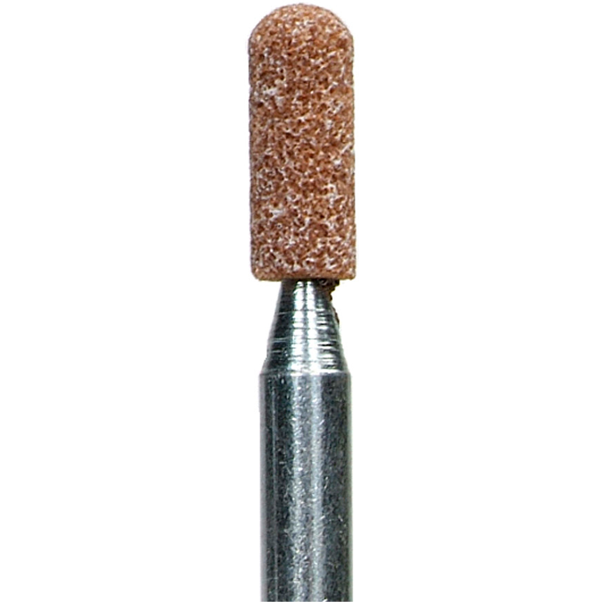 Meule montée sur tige GeminiMD, A24, 1/4" dia., 3/4" lo