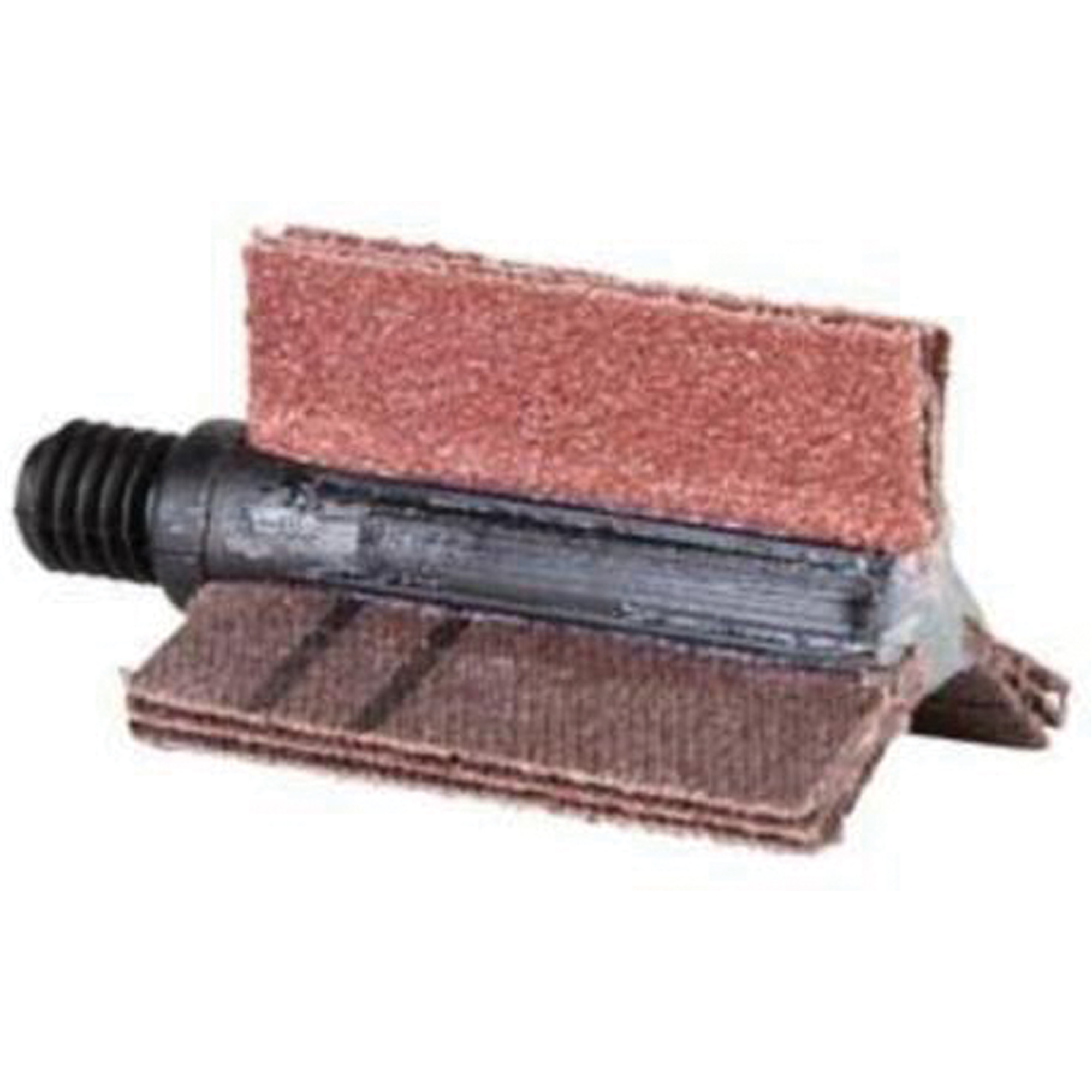 Outil de polissage d'alésage à lamelles ordinaires B-420, Oxyde d'aluminium, Grain 60, 4-1/2" x 1-1/2" x