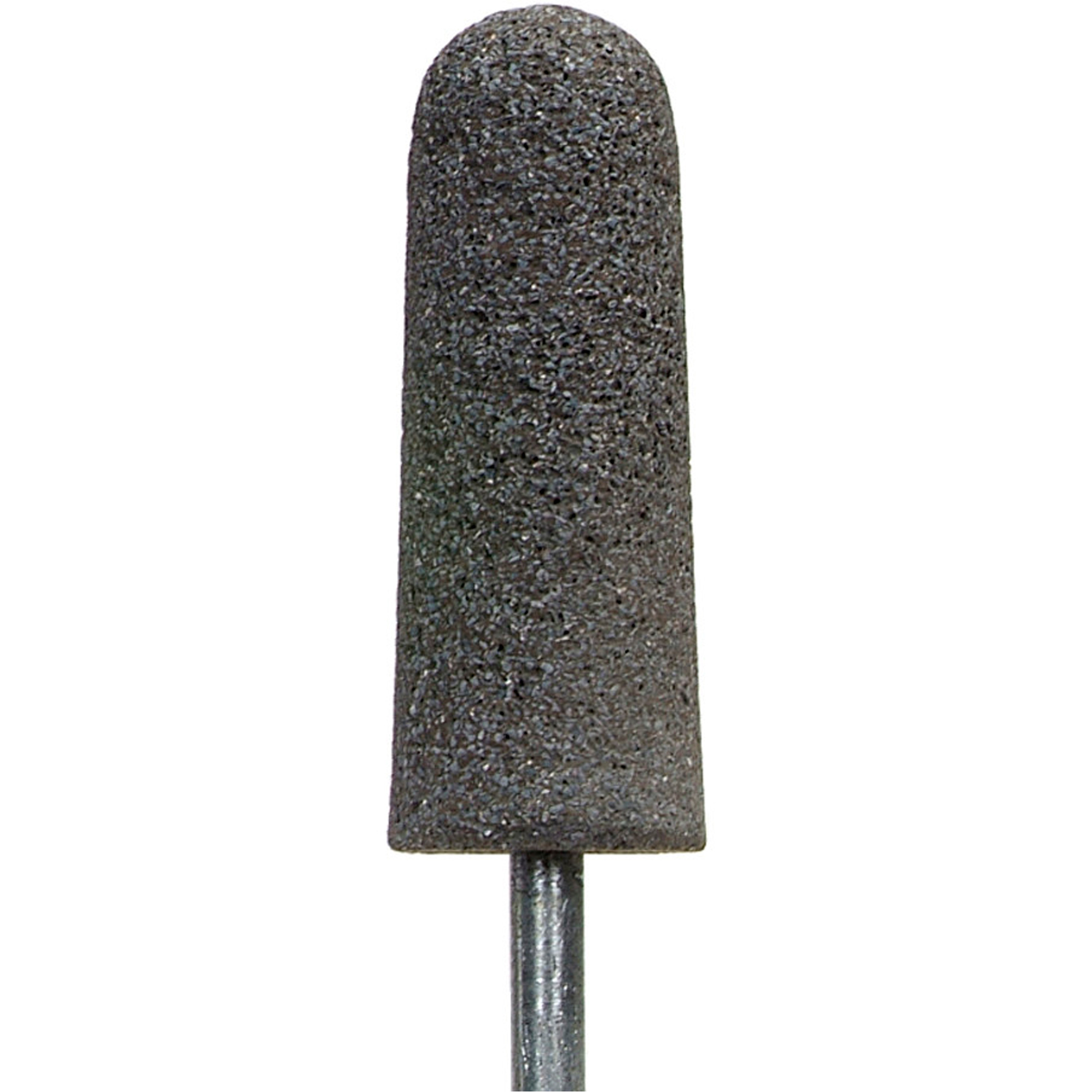 Points de fixation sur liant résinique ChargerMD, A3, Alumine de zirconium, 1" dia., 2-3/4" lo, 30 Grain