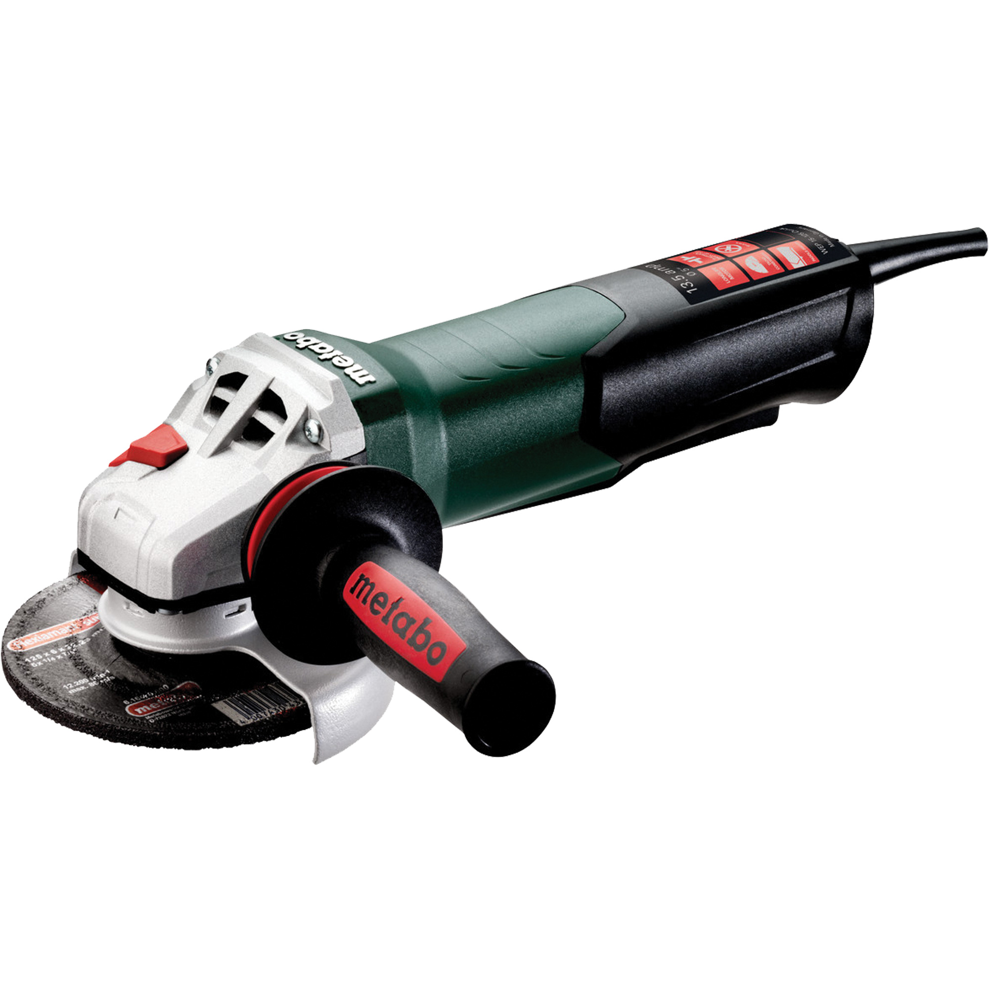 Meuleuse d'angle rapide, 5", 120 V, 13,5 A, 11000 Tr/min