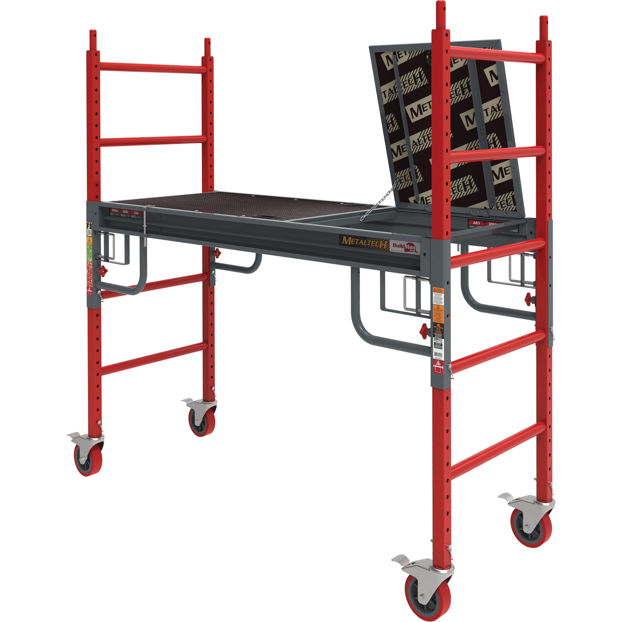 Échafaudage Baker BuildmanMC pour cloison sèche, 31" p x 6' h